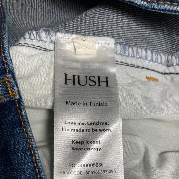 Diesel Hush Denim Barrel Jeans, Cropped Mid-Rise Rich Medium Wash, size 8 - Picture 8 of 14